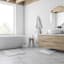 2-Pack Grey Loop Bath Rug Set, 17x24 & 20x30