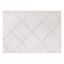 2-Pack White Diamond Bath Rug Set, 17x24 & 20x32