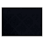 2-Pack Black Diamond Bath Rug Set, 17x24 & 20x32