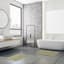 2-Pack Green Diamond Bath Rug Set, 17x24 & 20x32