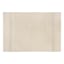 2-Pack White Simple Stripe Bath Rug Set, 17x24 & 20x32