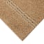 2-Pack Natural Simple Stripe Bath Rug Set, 17x24 & 20x32