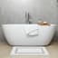 Providence Racetrack Grey Bath Rug, 20x30