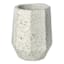 Crosby St. Mica White Terrazzo Cement Tumbler, 4.4"