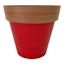 Felix Red Outdoor Planter, Medium