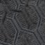 (B867) Crosby St. Kilim Charcoal Geo Matrix Washable Accent Rug, 3x5