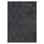 (B867) Crosby St. Kilim Charcoal Geo Matrix Washable Area Rug, 5x7