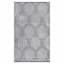 (B868) Crosby St. Kilim Grey Geo Matrix Washable Accent Rug, 3x5