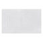 Honeybloom Racetrack White Bath Rug, 20x30