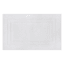 Honeybloom Racetrack White Bath Rug, 17x24