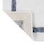 Providence Navy Blue Racetrack Design Bath Rug, 20x30
