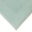 Providence Sea Green Waffle Border Memory Foam Bath Rug, 20x30