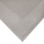Providence Grey Waffle Border Memory Foam Bath Rug, 20x30