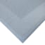 Providence Light Blue Waffle Border Memory Foam Bath Rug, 20x30