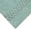 Providence Reversible Sea Green Bath Rug, 17x24