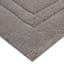 Honeybloom Tufted Racetrack Dark Grey Bath Rug, 17x24