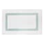Providence Sea Green Racetrack Design Bath Rug, 20x30
