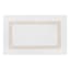 Providence Tan Racetrack Design Bath Rug, 20x30