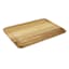 Round Edge Acacia Cutting Board with Teak Finish, Large