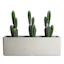 Japi Flat Sandstone Outdoor Window Box Planter, Large