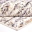 (A452) Heather Fields Light Taupe Shag Area Rug, 5x7
