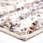 (A452) Heather Fields Light Taupe Shag Area Rug, 5x7