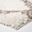(C162) Windsor White Quatrefoil Shag Area Rug, 8x10