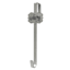 Galvanized Metal Welcome Over the Door Wreath Hanger, 15"