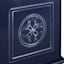 Providence Blue Bernalla Square Outdoor Planter, Large