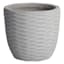 Sherwin White Antique Concrete Outdoor Planter, Medium