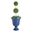 Providence Dark Blue Florian Urn Outdoor Planter, Large