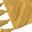 Yellow High-Low Diamond Handwoven Accent Rug, 27x45