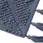 Navy Blue High-Low Diamond Handwoven Accent Rug, 2x4