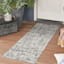 (A455) Crosby St. Clearwater Lenora Ivory Runner, 2x6