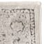 (A413) Clearwater Cream Medallion Accent Rug, 3x4