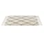 Tracey Boyd Brown & White Wool Diamond Design Accent Rug, 27x45