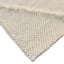 (A514) Found & Fable Ivory Diamond Patterned Wool Area Rug, 5x7
