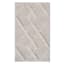 (A514) Found & Fable Ivory Diamond Patterned Wool Accent Rug, 27x45