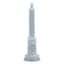 Providence Blue Unscented Taper Candle, 6"