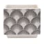 3-Wick Black Print Ceramic Citronella Candle, 27oz