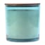 4-Wick Blue Citronella Glass Candle with Wooden Lid, 50oz
