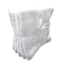 6-Pack White Cotton Washcloths, 12"