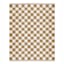 (B871) Honeybloom Brown & Natural Checkered Jute Area Rug, 8x10