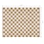 (B871) Honeybloom Brown & Natural Checkered Jute Area Rug, 8x10