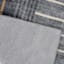 (B874) Crosby St. Dove Navy & Gold Washable Area Rug, 5x7
