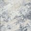 (B875) Crosby St. Dove Grey Splash Patterned Washable Area Rug, 8x10