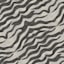 (B877) Found & Fable Dove Grey & Black Tiger Patterned Washable Accent Rug, 3x5