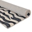 (B877) Found & Fable Dove Grey & Black Tiger Patterned Washable Runner, 2x8