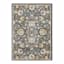 (A519) Olivia Navy Floral Area Rug, 5x7