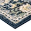 (A519) Olivia Navy Floral Area Rug, 5x7